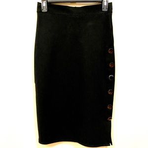 Women’s black, high waisted, pencil skirt